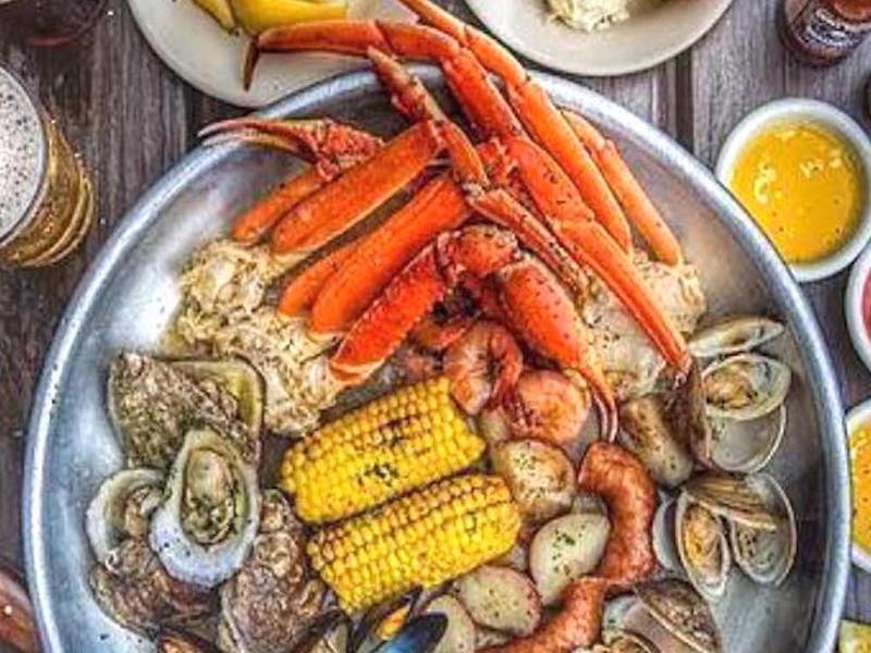 Skull Creek Boathouse Seafood ThrowdownFood Delivered by #HHIFOOD #8437857155 #fooddelivery by Express Restaurant Delivery Hilton Head