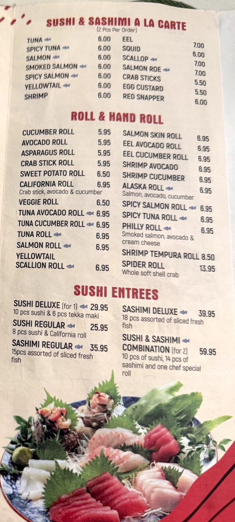 Asian Bistro Menu Sushi HHI Food Delivery