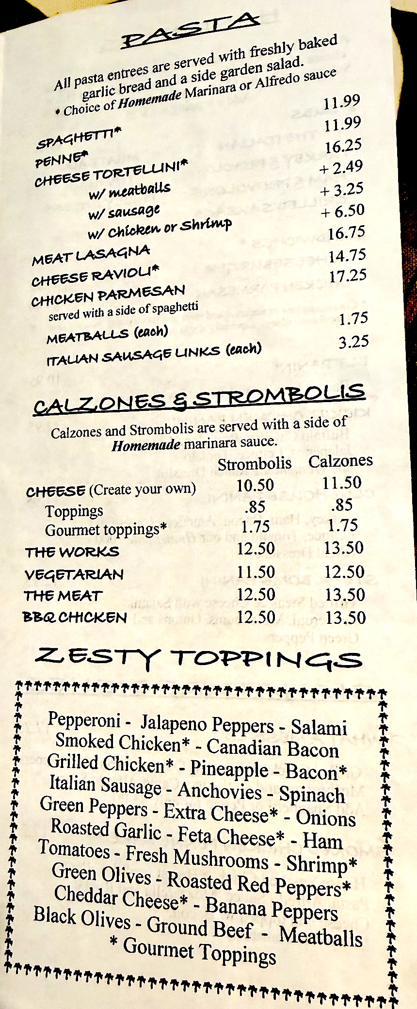 Mangiamo's Restaurant Menu Food Delivery by Express Restaurant Delivery