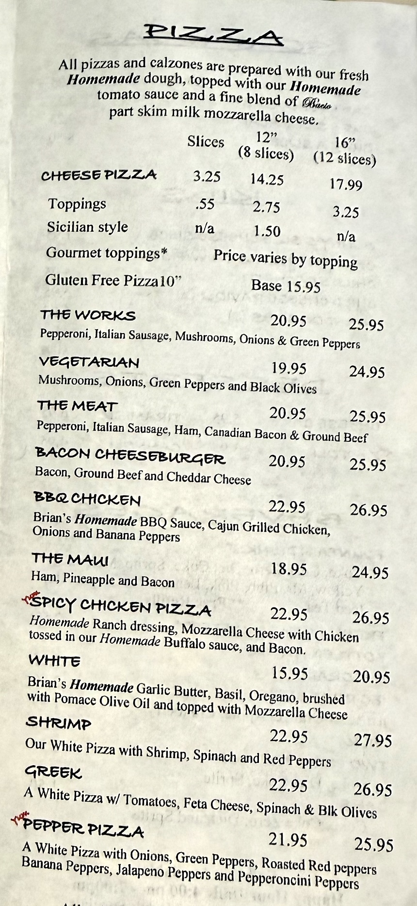Mangiamo's Restaurant Menu Food Delivery by Express Restaurant Delivery