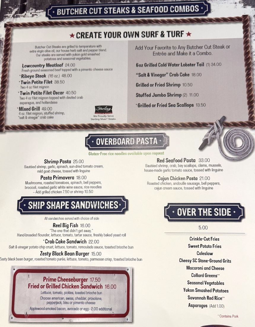 Skull Creek Boathouse Menu Food Delivery by Express Restaurant Delivery